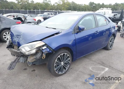 2014 Toyota Corolla S Plus z USA, uszkodzony, nr VIN 2T1BURHE9EC066979